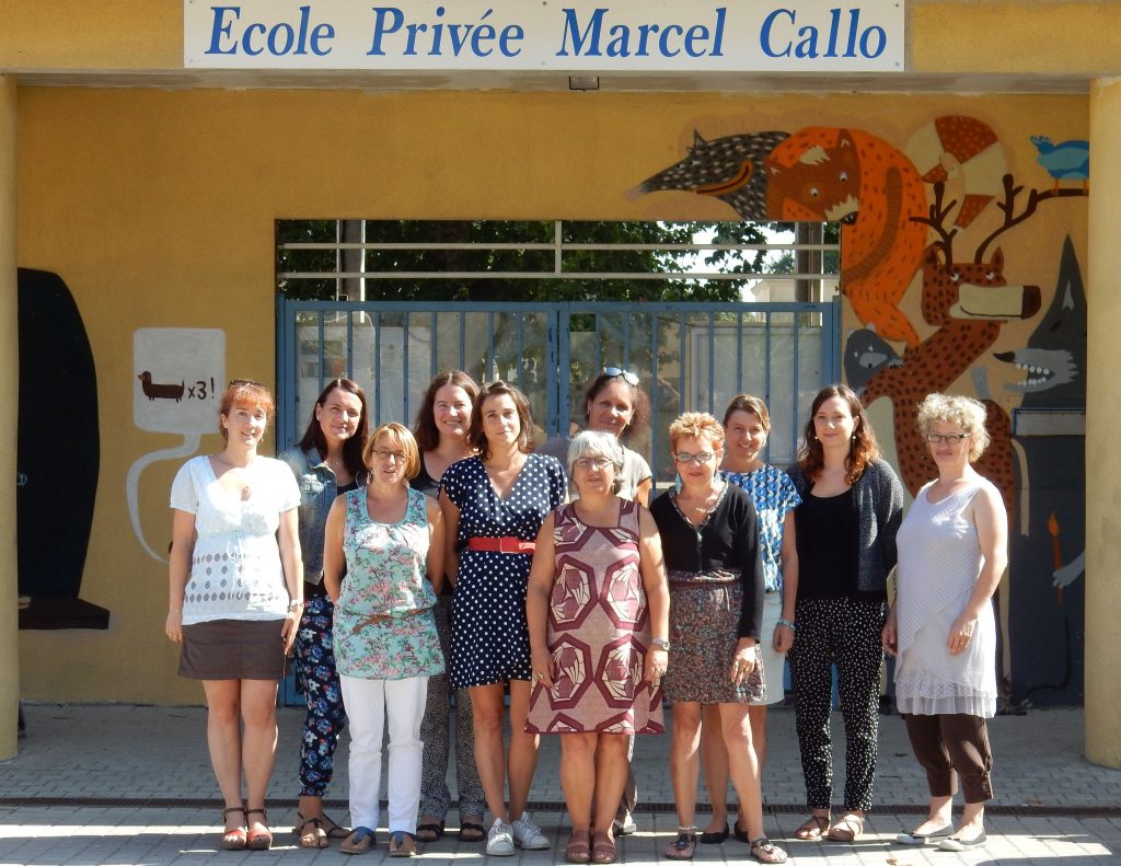 L'équipe de l'école Marcel Callo